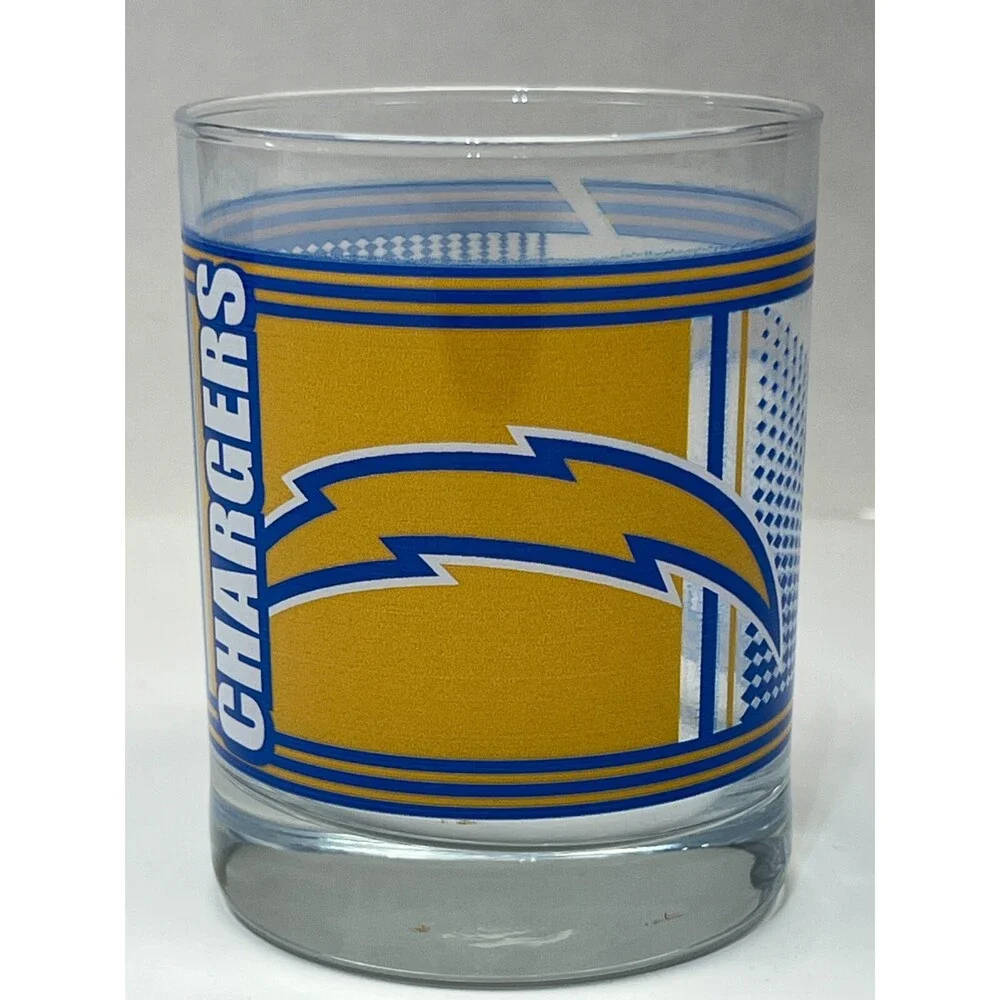Los Angeles Chargers Shot Glass Wine Cup Cocktail Whiskey Rocks 13oz NFL Merch